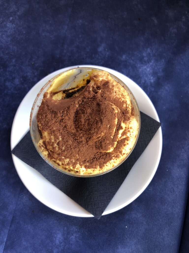 Homemade tiramisu