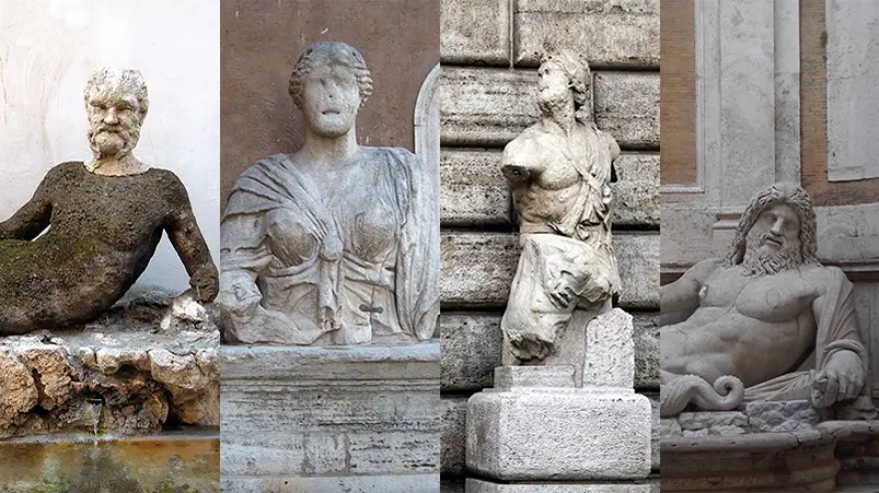talking statues in rome